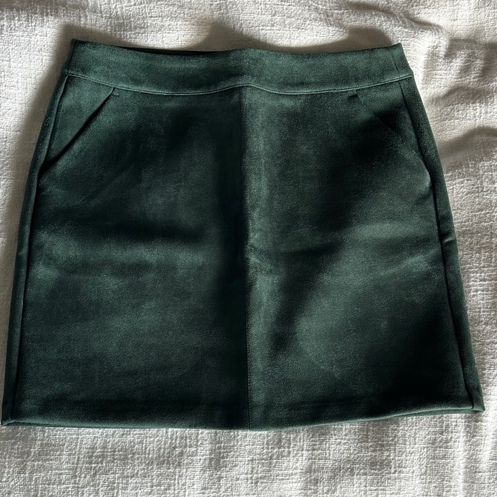 Vero Moda Dark Green Mini Skirt